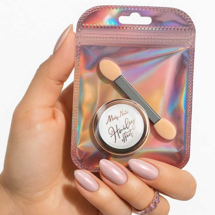 Molly Nails Pyłek Do Paznokci Hailey Effect z Pacynką 1g