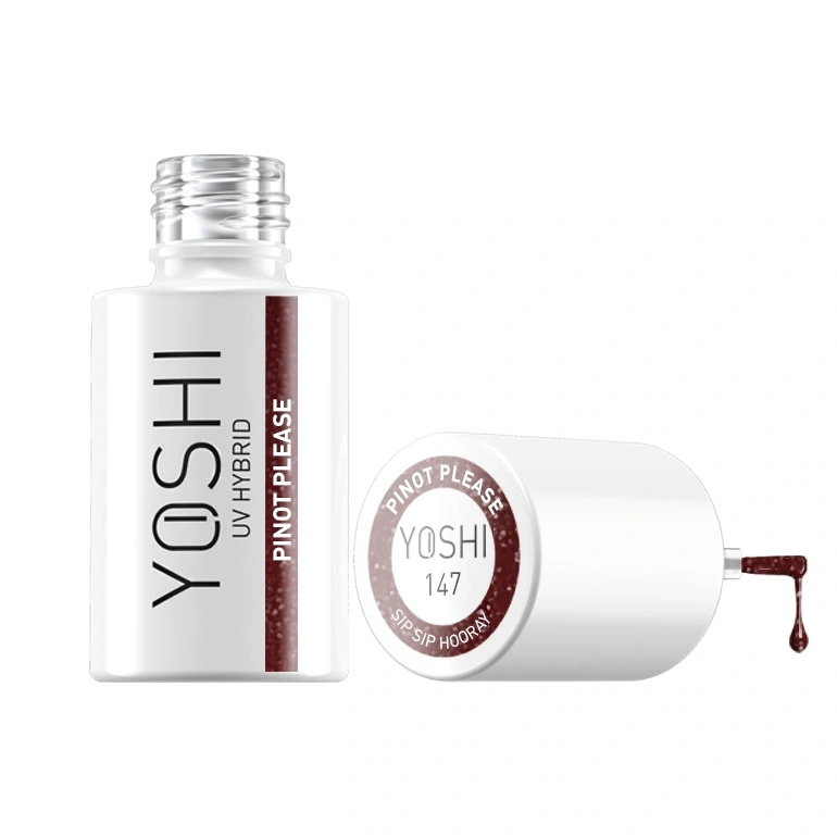 Yoshi Lakier Hybrydowy 147 Pinot Please UV LED 6 ml