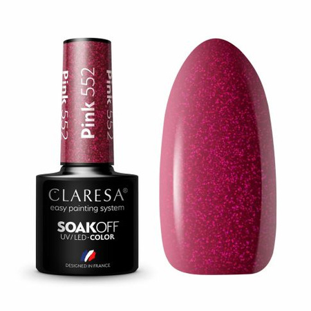 Claresa Lakier Hybrydowy Pink 552 5g 
