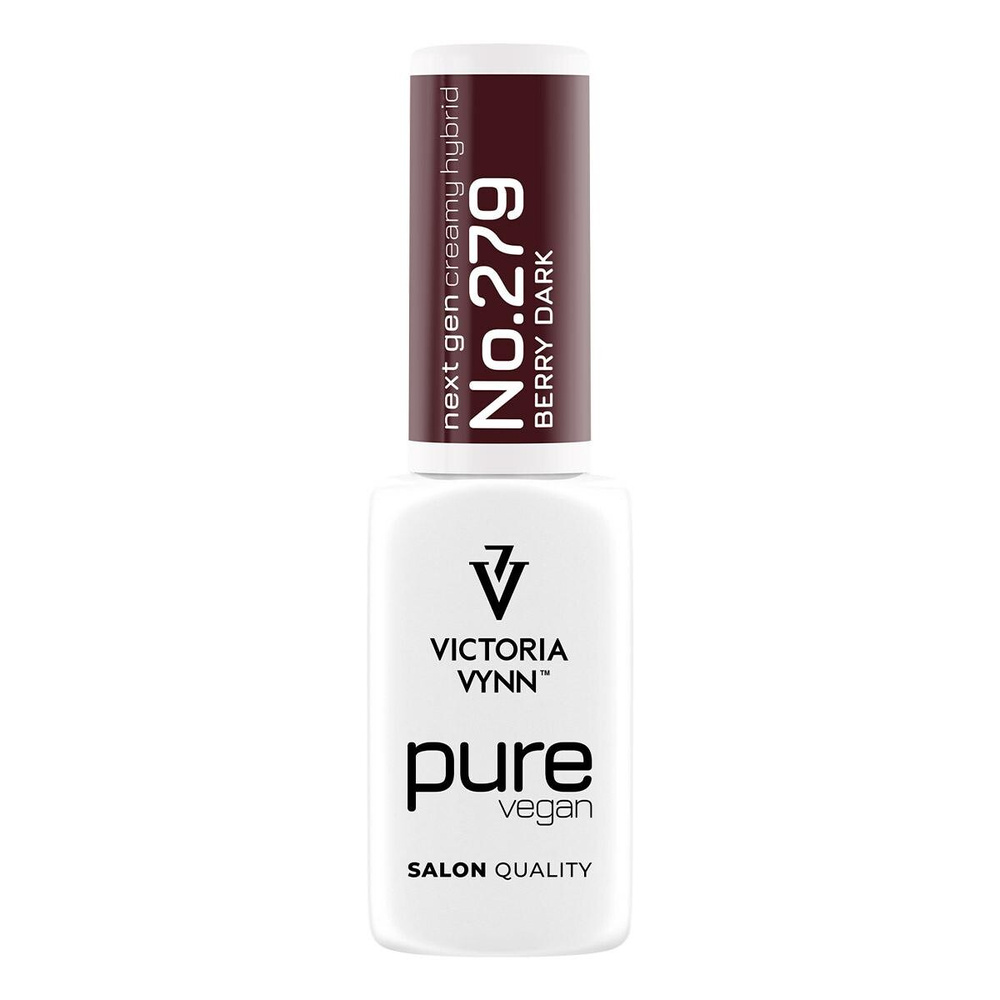 Victoria Vynn Pure Vegan Creamy Hybrid 279 Berry Dark Kremowy Lakier Hybrydowy 8 ml