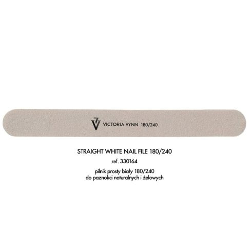 Victoria Vynn Nail file Pilnik prosty biały 180/240 