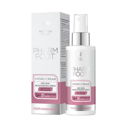 Pharm Foot Hydro Cream Nawilżający Spray Do Suchej Skóry 10% Mocznika i Humektanty 150 ml 