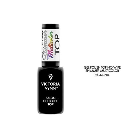 VICTORIA VYNN Top No Wipe Shimmer Multicolor Top hybrydowy bez przemywania 8ml