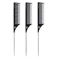 Framar Zestaw Czarnych Grzebieni Do Koloryzacji 3 szt.