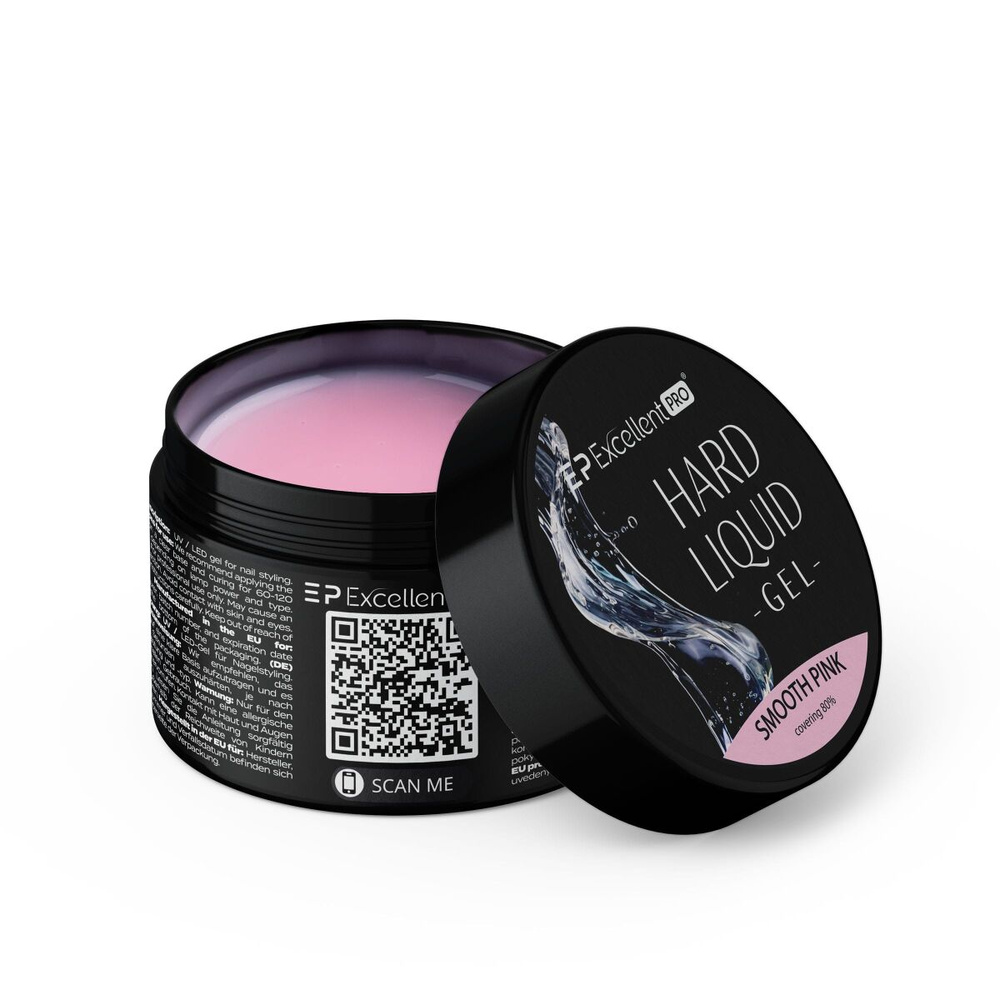 Excellent Pro Hard Liquid Gel Smooth Pink 15g