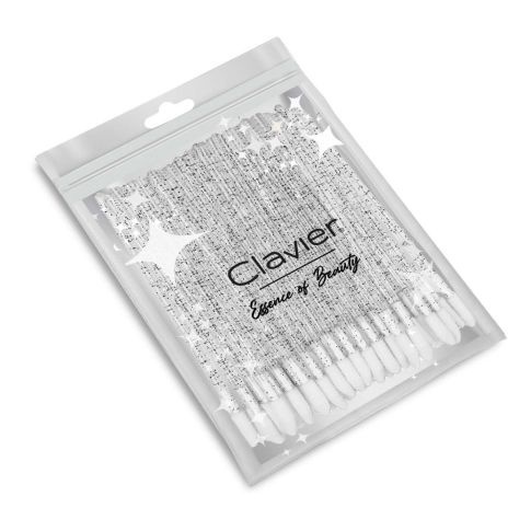 Clavier Aplikatory Welurowe Do Błyszczyka - Brokat Czarny 50 szt.