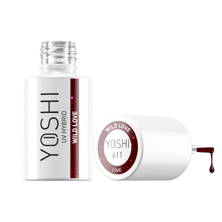 Yoshi Lakier Hybrydowy 611 Wild Love UV LED 6 ml