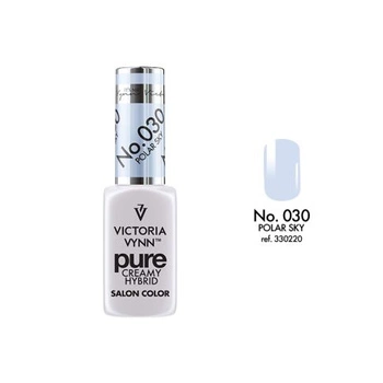 VICTORIA VYNN 030 Pure Creamy Hybrid Polar Sky kremowy Lakier hybrydowy 8ml 