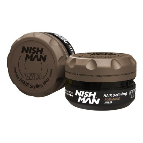 Nishman Wax W10 Amber Wosk Do Stylizacji Włosów 100 ml 