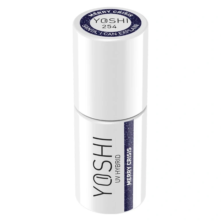 Yoshi Lakier Hybrydowy 254 Merry Crisis UV LED 6 ml