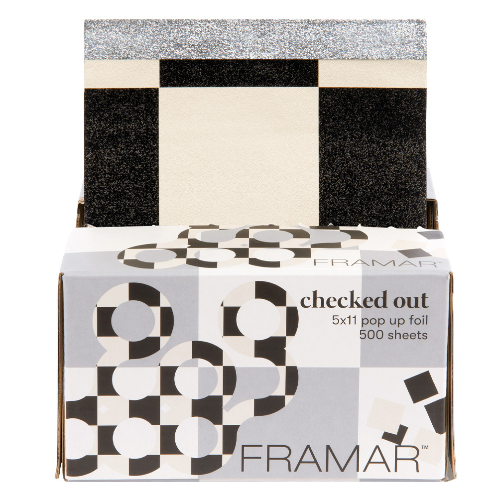 Framar Checked Out Folia Fryzjerska Ryflowana W Arkuszach 500 szt.