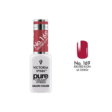VICTORIA VYNN 169 Pure Creamy Hybrid Excited Icon kremowy Lakier hybrydowy 8ml 