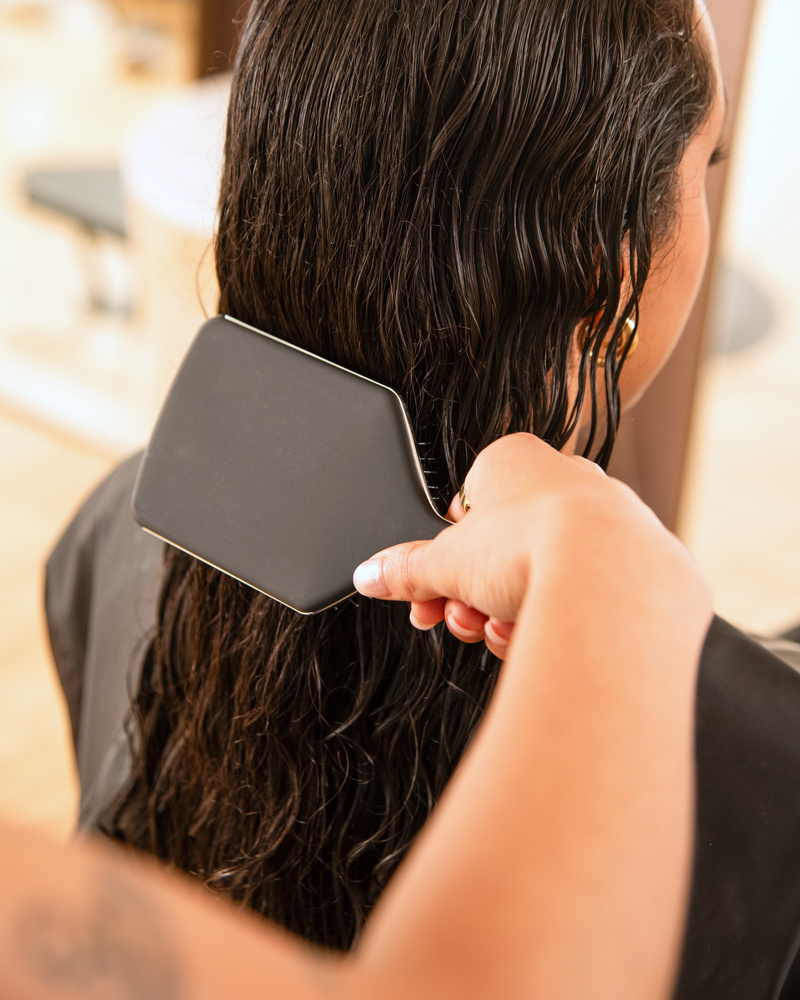 Framar Black To The Future Płaska Szczotka Do Rozczesywania Czarna