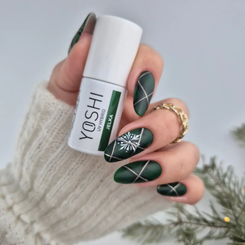 Yoshi Lakier Hybrydowy 156 Jelka UV LED 6 ml