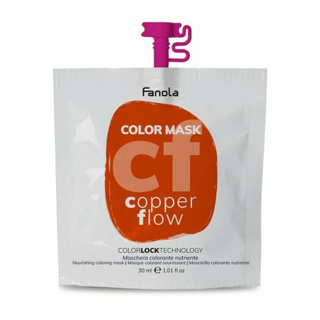 Fanola Color Mask Copper Flow Maska Koloryzująca Odżywiająca 30 ml