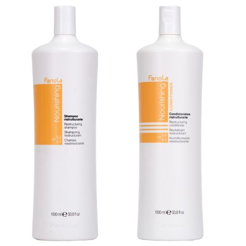 Fanola Zestaw Nourishing Szampon 1000 ml + Odżywka 1000 ml 