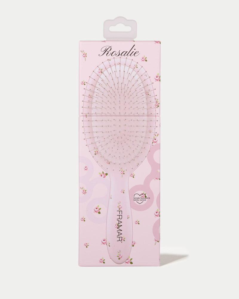 Framar Country Charm Rosalie Szczotka Do Rozczesywania Różowa W Kwiaty