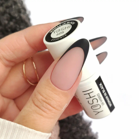 Yoshi Lakier Hybrydowy 605 Woman In Black UV LED 6 ml