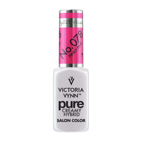 VICTORIA VYNN 078 Pure Creamy Hybrid Pinky Pink kremowy Lakier hybrydowy 8ml 
