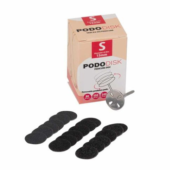 Pododisk Dysk Tarcza Do Pedicure S 15mm + 50 Nakładek