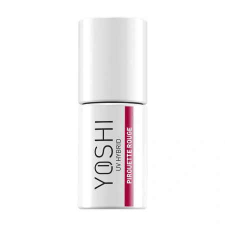 Yoshi Lakier Hybrydowy 242 Pirouette Rouge UV LED 6 ml