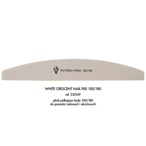 Victoria Vynn Nail file Pilnik półksiężyc biały 100/180 