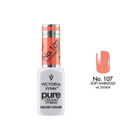 VICTORIA VYNN 107 Pure Creamy Hybrid Soft Marigold kremowy Lakier hybrydowy 8ml 