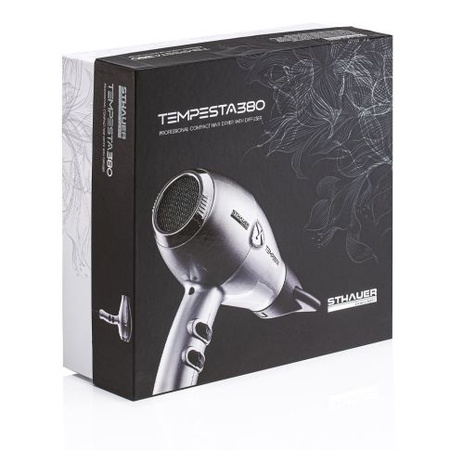 Sthauer Tempesta 380 Profesjonalna Suszarka Do Włosów - Srebrna 