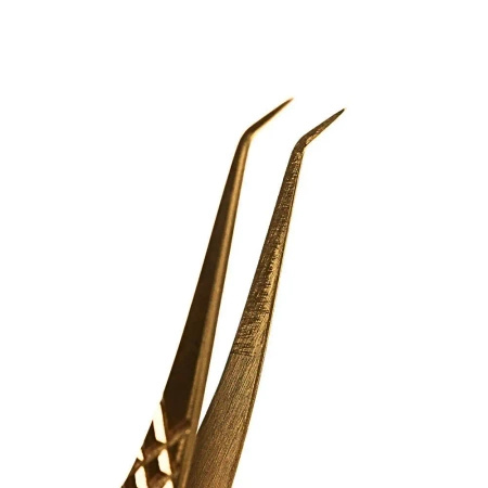 Noble Lashes Pęseta Do Przedłużania Rzęs Noble Gold PRO 3