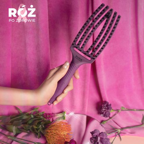 Olivia Garden Finger Brush Deep Purple Szczotka Do Włosów