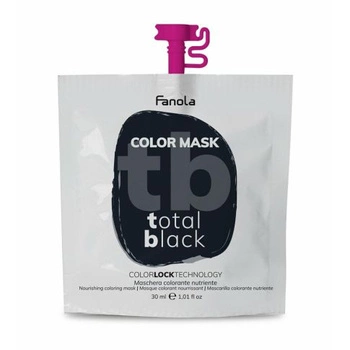 Fanola Color Mask Maska Koloryzująca Odżywiająca Total Black 30 ml