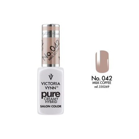 VICTORIA VYNN 042 Pure Creamy Hybrid Milk Coffee kremowy Lakier hybrydowy 8ml 
