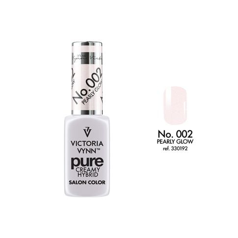 VICTORIA VYNN 002 Pure Creamy Hybrid Pearly Glow kremowy Lakier hybrydowy 8ml
