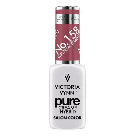 VICTORIA VYNN 158 Pure Creamy Hybrid Important Meeting kremowy Lakier hybrydowy 8ml 