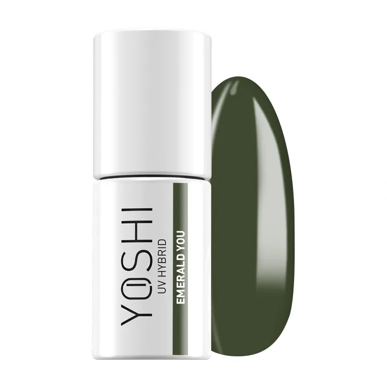 Yoshi Lakier Hybrydowy 202 Emerald You UV LED 6 ml