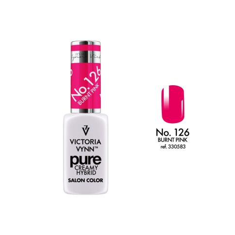 VICTORIA VYNN 126 Pure Creamy Hybrid Burnt Pink kremowy Lakier hybrydowy 8ml 