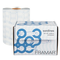 Framar Blue Sardines Folia Fryzjerska Ryflowana W Rolce 100 m