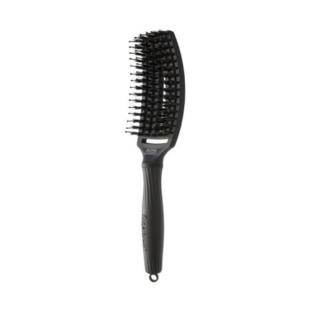 Olivia Garden Finger Brush Full Black Medium Combo Szczotka Do Włosów 