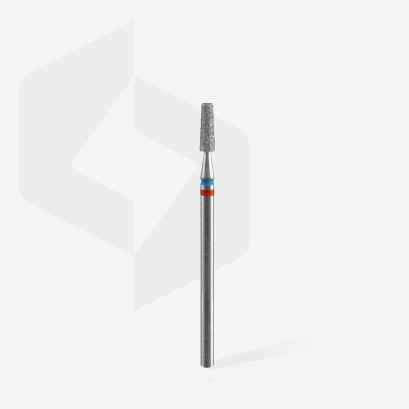 Staleks Frez Diamentowy DUO Stożek Czerwony-Niebieski Expert 2,5/ 8mm