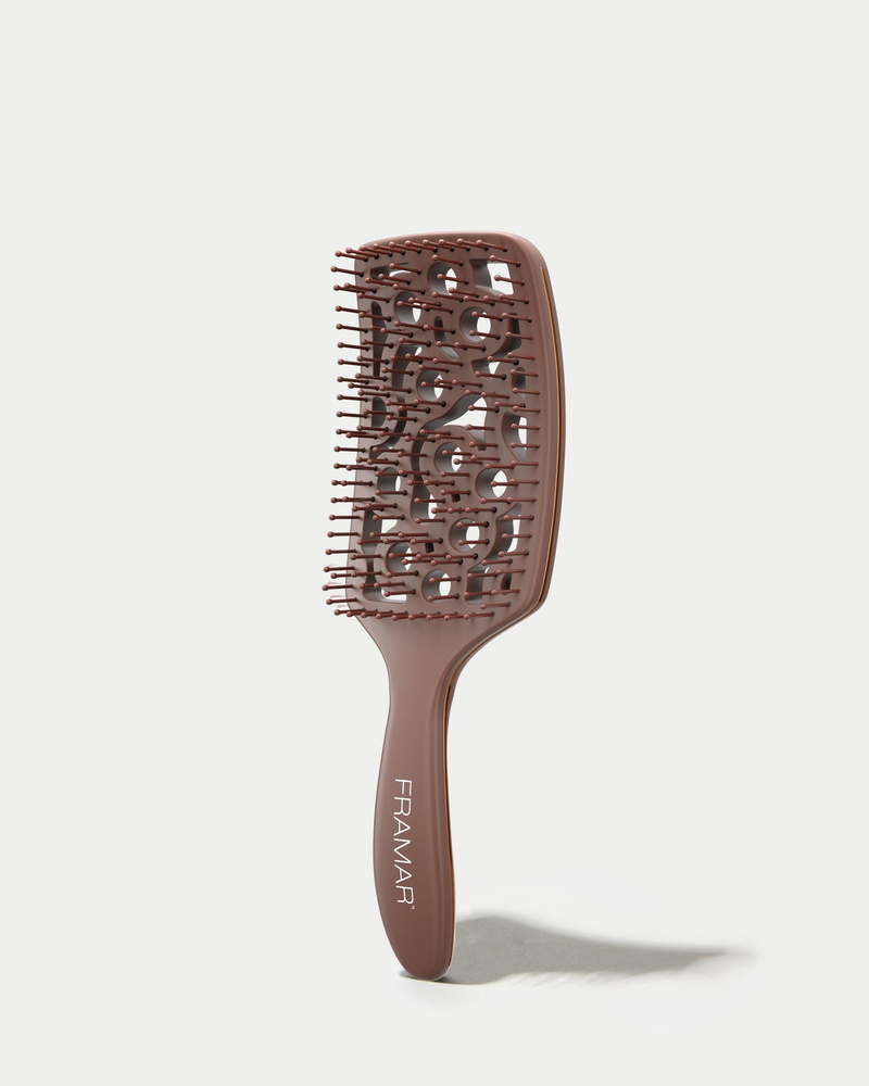 Framar Vent Chocolate Ażurowa Szczotka Do Suszenia I Rozczesywania Czekoladowa