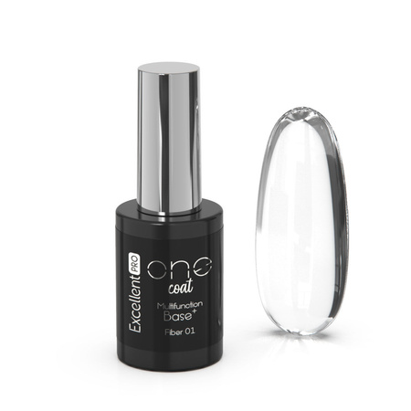 Excellent PRO One Coat Base Fiber Multifunction 01 Transparentna Baza 11g