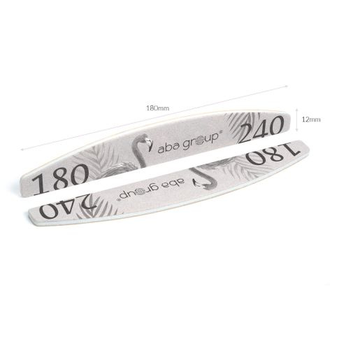 Aba Group Bezpieczny Pakiet Pilnik Do Paznokci Półksiężyc 180/240 Standard - Flaming 