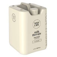 Nishlady Milk Therapy Szampon Do Włosów z Proteinami Mleka 5000 ml
