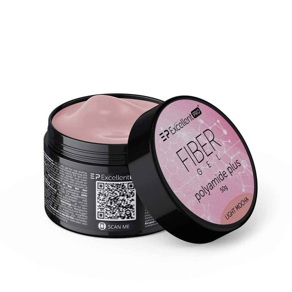 Excellent Pro Fiber Gel Polyamide Plus Light Mocha 50g