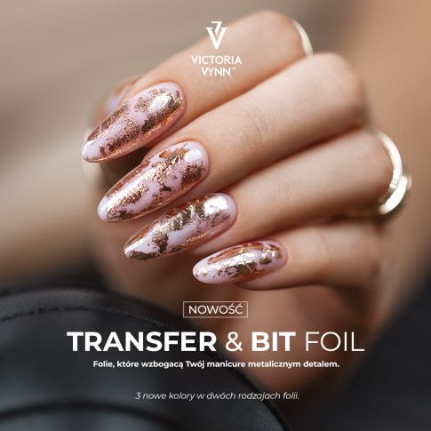 Victoria Vynn Bit Foil Rose Gold Folia Różowe Złoto 