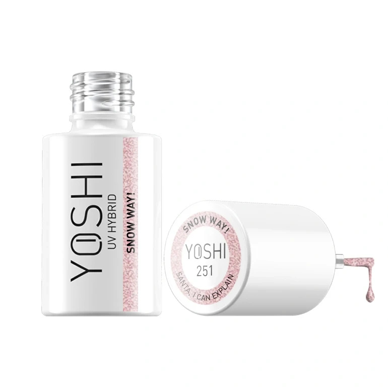 Yoshi Lakier Hybrydowy 251 Snow Way! UV LED 6 ml