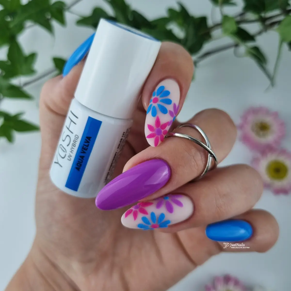 Yoshi Lakier Hybrydowy 127 Aqua Velva 6 ml