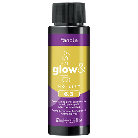 Fanola Glow & Glossy 6.3 Farba Półtrwała 60 ml