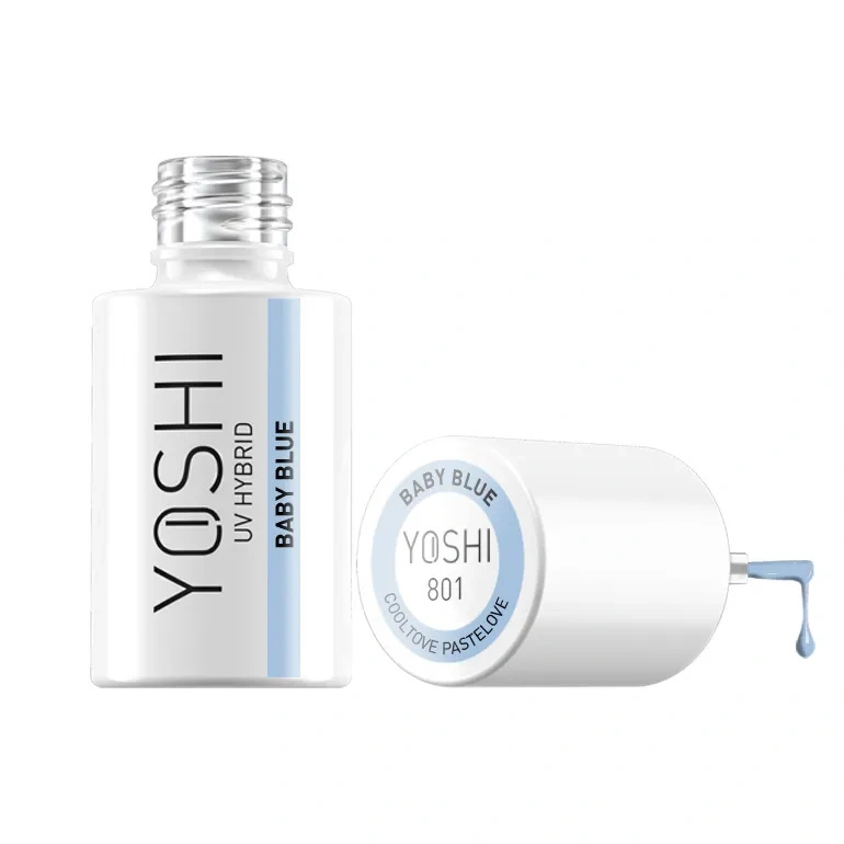 Yoshi Lakier Hybrydowy 801 Baby Blue 6 ml