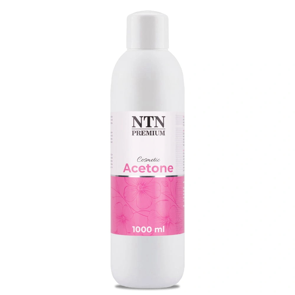 NTN Premium Aceton Kosmetyczny - Płyn Do Usuwania Lakieru Hybrydowego 1000 ml